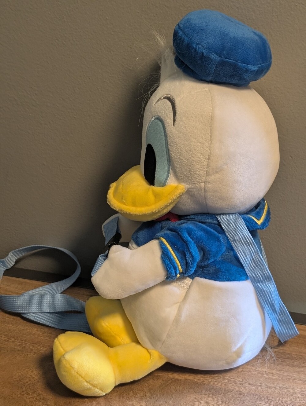 Donald Duck Cosplay Plush Crossbody Bag Purse Tokyo Disneyland